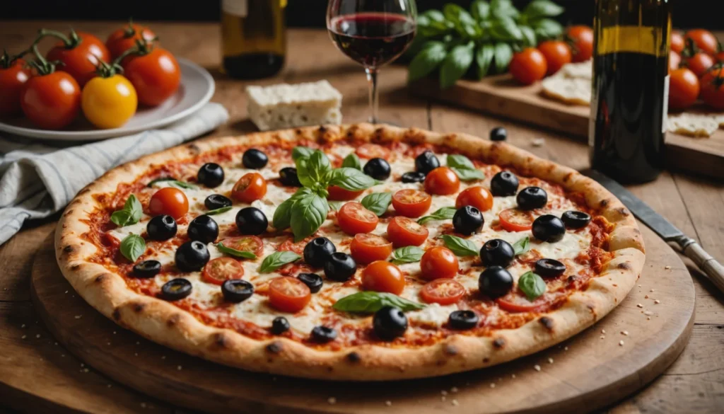 pizza et vin